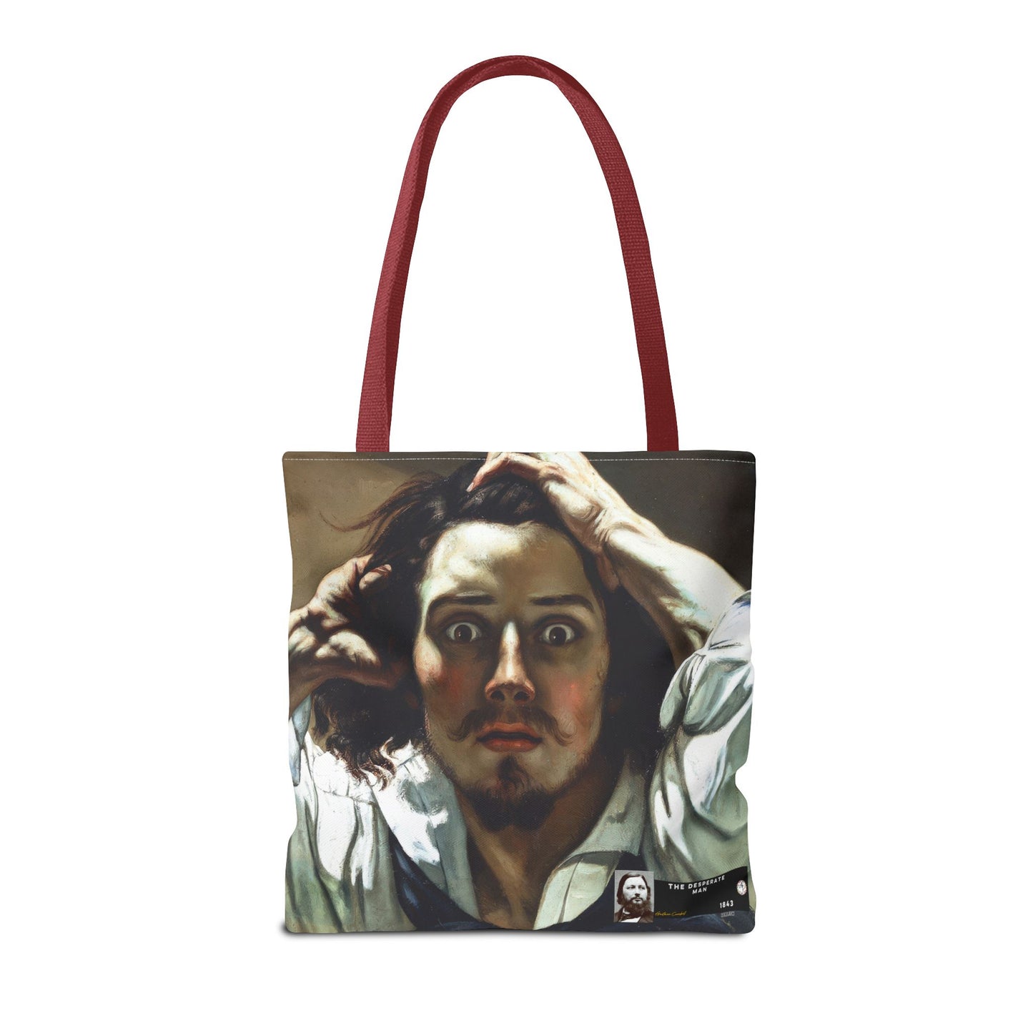 Courbet, Gustave - The Desperate Man (1843) - Tote Bag