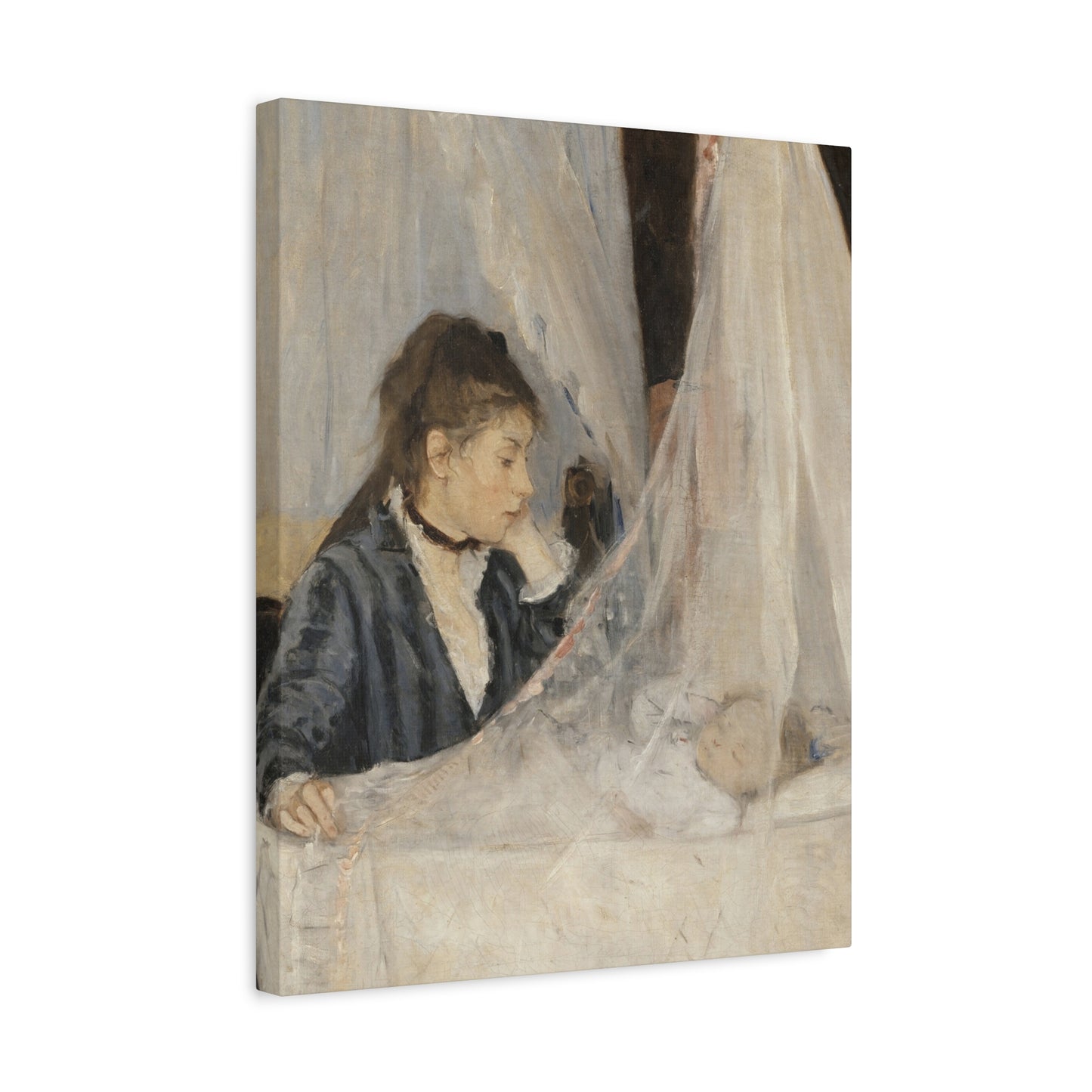 Morisot, Berthe - The Cradle (1872) - Canvas Block, unframed