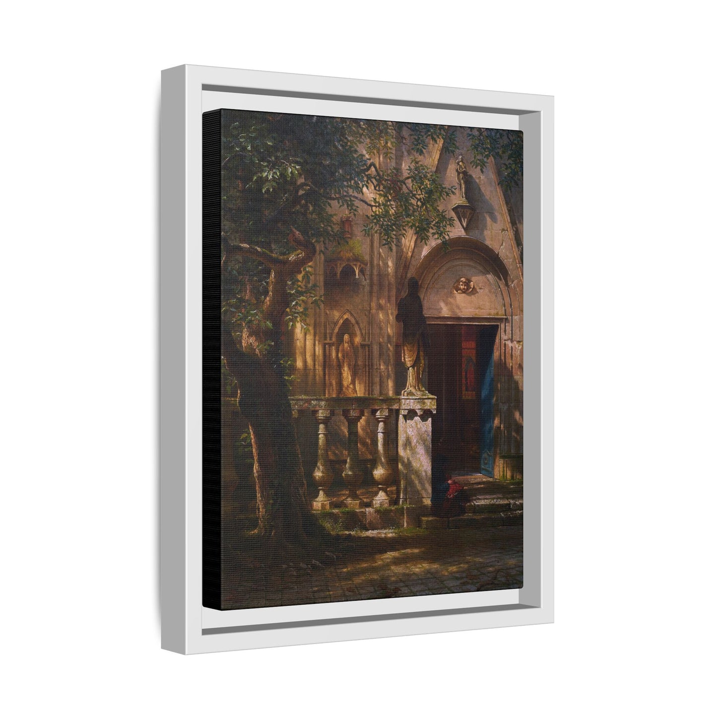 Bierstadt, Albert - Sunlight and Shadow  (1854) - Matte Canvas, Framed