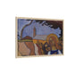 Filiger, Charles - Virgin and Two Angels (1895) - Matte Canvas, Framed