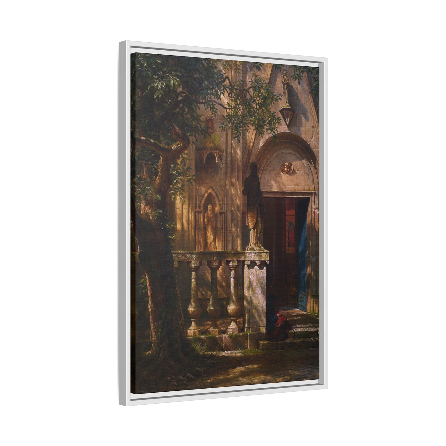 Bierstadt, Albert - Sunlight and Shadow  (1854) - Matte Canvas, Framed