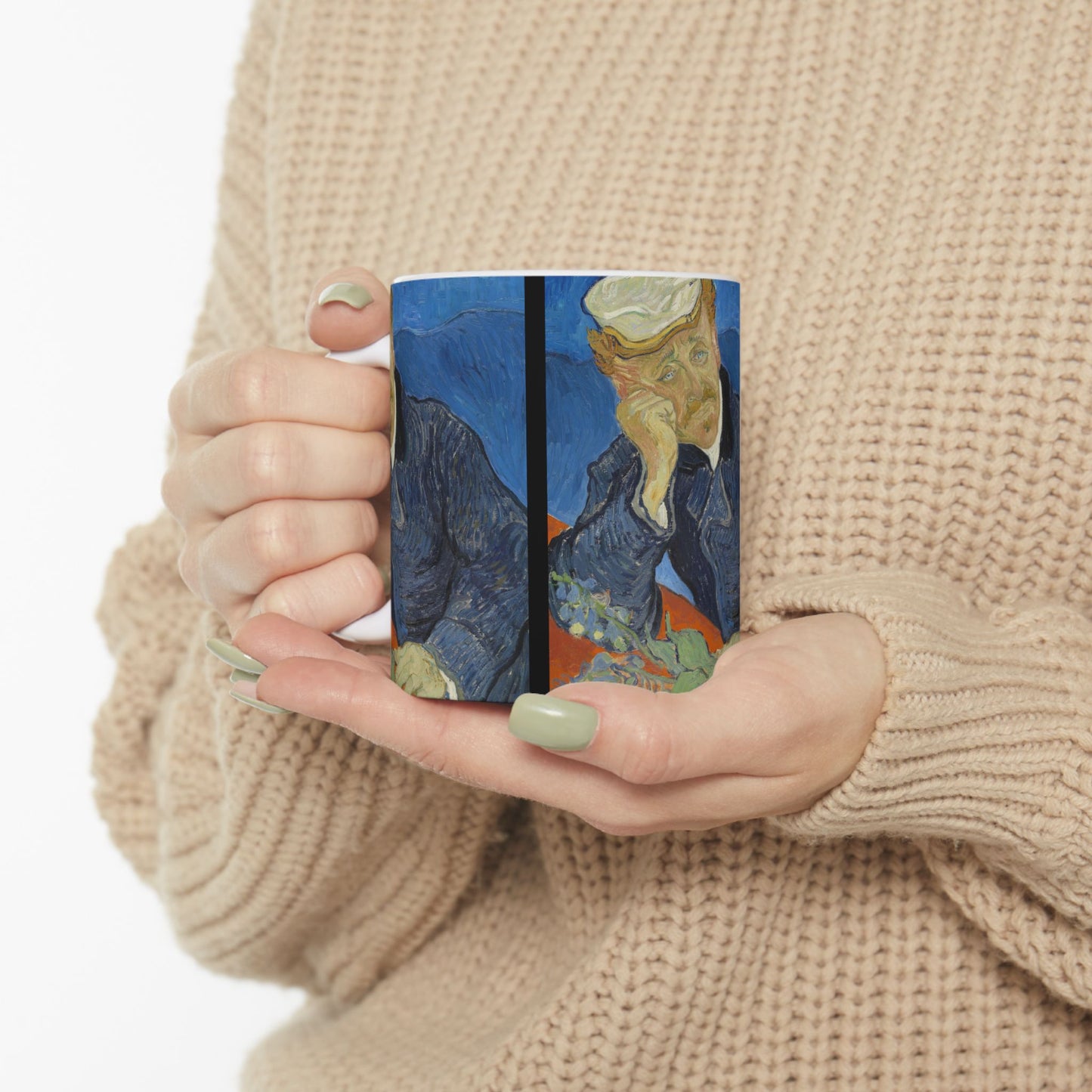 Van Gogh, Vincent - Portrait of Dr. Paul Gachet (1890) - Ceramic Mug