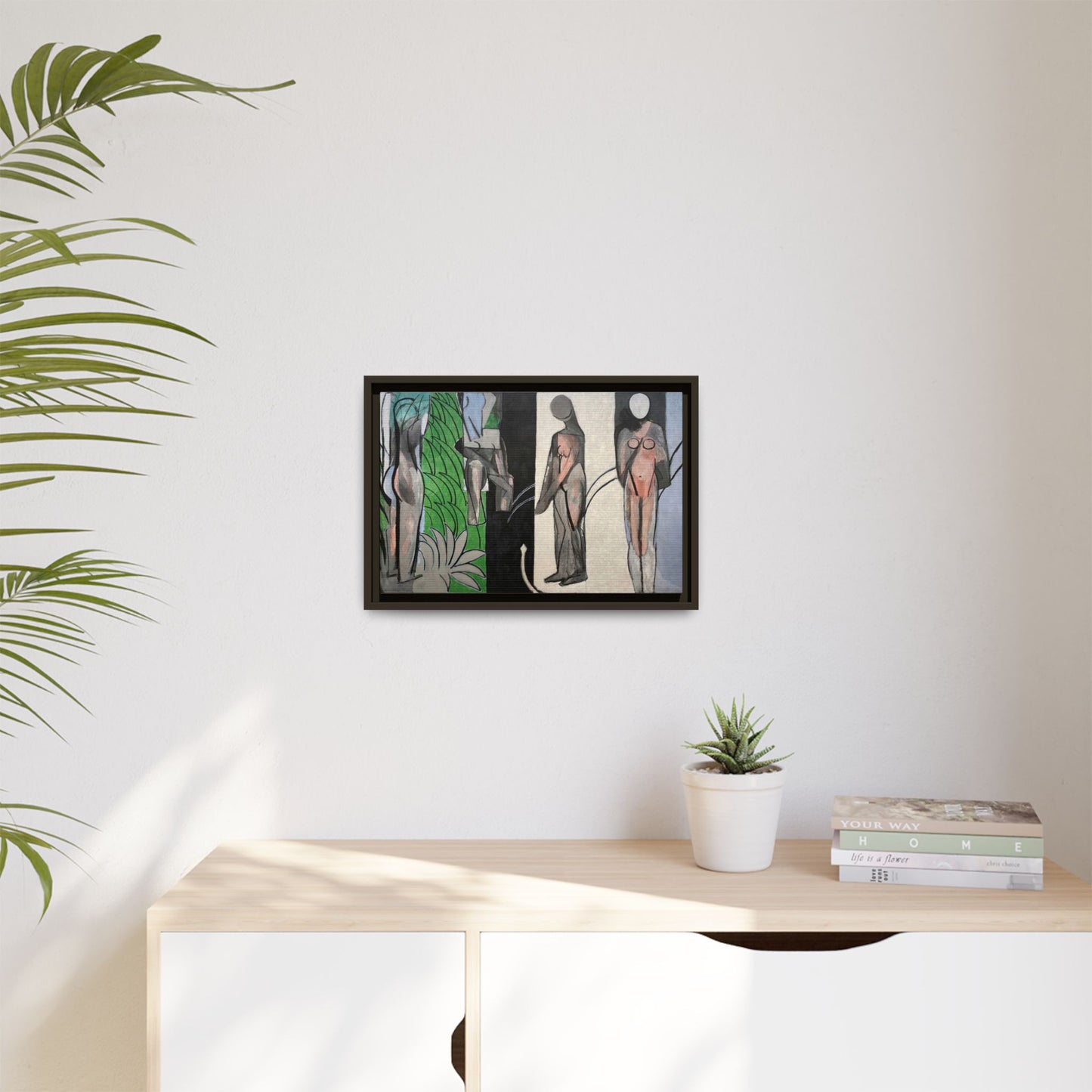 Matisse, Henri - Bathers by a River (1917) - Matte Canvas, Framed