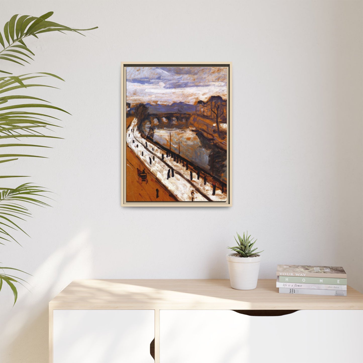 Marquet, Albert - Quai des Grands-Augustins (1905) - Matte Canvas, Framed