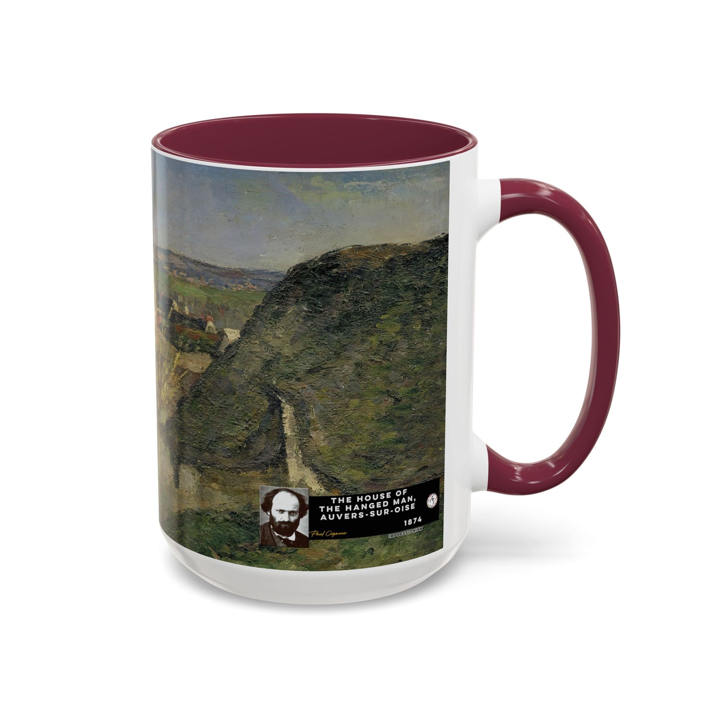 Cézanne, Paul - The House of the Hanged Man, Auvers-sur-Oise (1874) - Colorful Accent Mugs