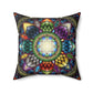 Pacio, Adam - Mystic Jewel Mandala - Suede Square Pillow