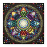Mystic Jewel Mandala A  - Canvas