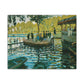 Monet, Claude - La Grenouillere (1869) - Canvas Block, unframed