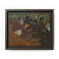 Toulouse-Lautrec, Henri - At the Moulin Rouge (1892) - Matte Canvas, Framed