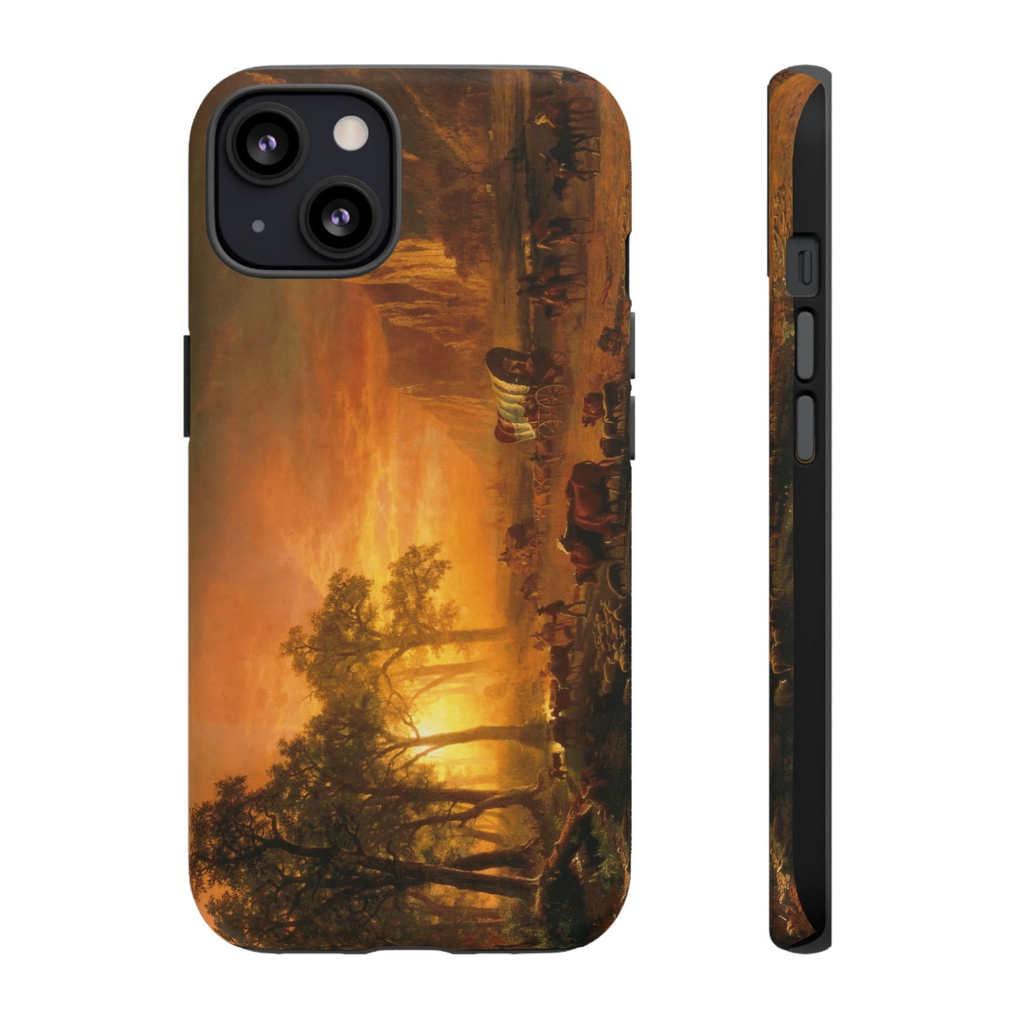 Bierstadt, Albert - Emigrants Crossing the Plains (1867) - Tough Phone Cases