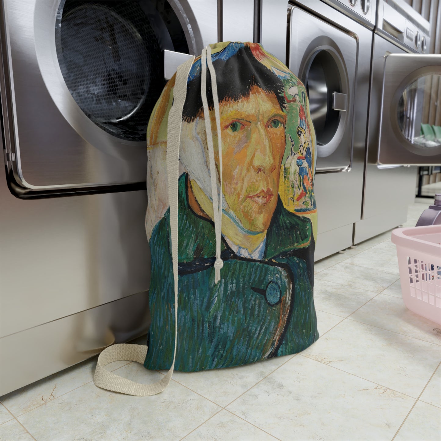 Van Gogh, Vincent - Self Portrait with Bandaged Ear (1889) - Laundry Bag