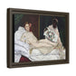 Manet, Édouard - Olympia (1870) - Matte Canvas, Framed