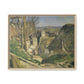 Cézanne, Paul - The House of the Hanged Man, Auvers-sur-Oise (1874) - Matte Canvas, Framed