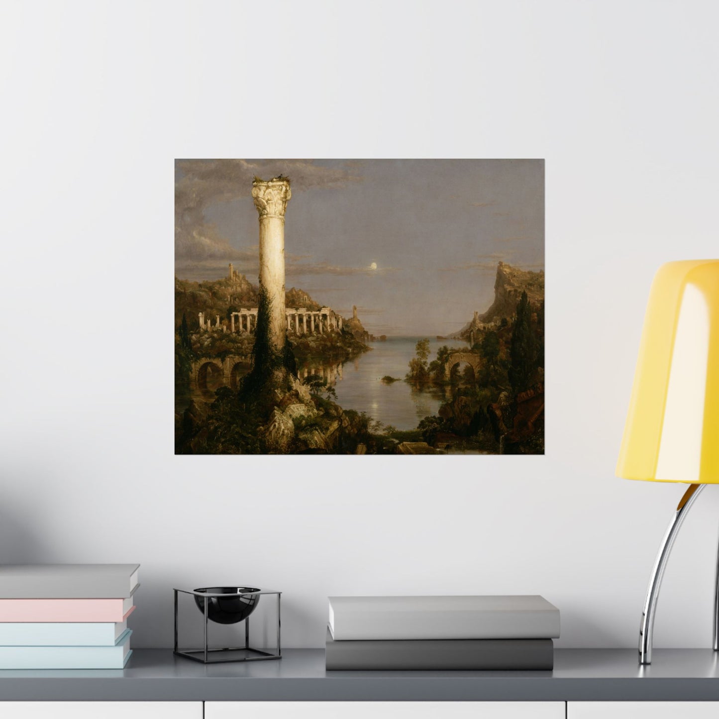 Cole. Thomas - The Course of Empire: Desolation (1836) - Satin Posters