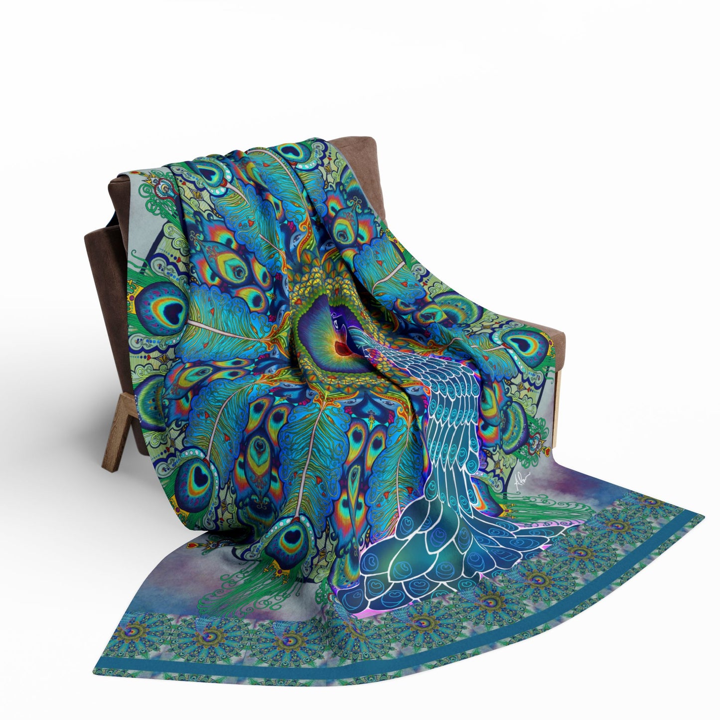 Pacio, Adam - Melek Taus Mandala - Arctic Fleece Blanket