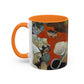Gauguin, Paul - Vision of the Sermon (Jacob Wrestling with the Angel) (1888) - Colorful Accent Mugs