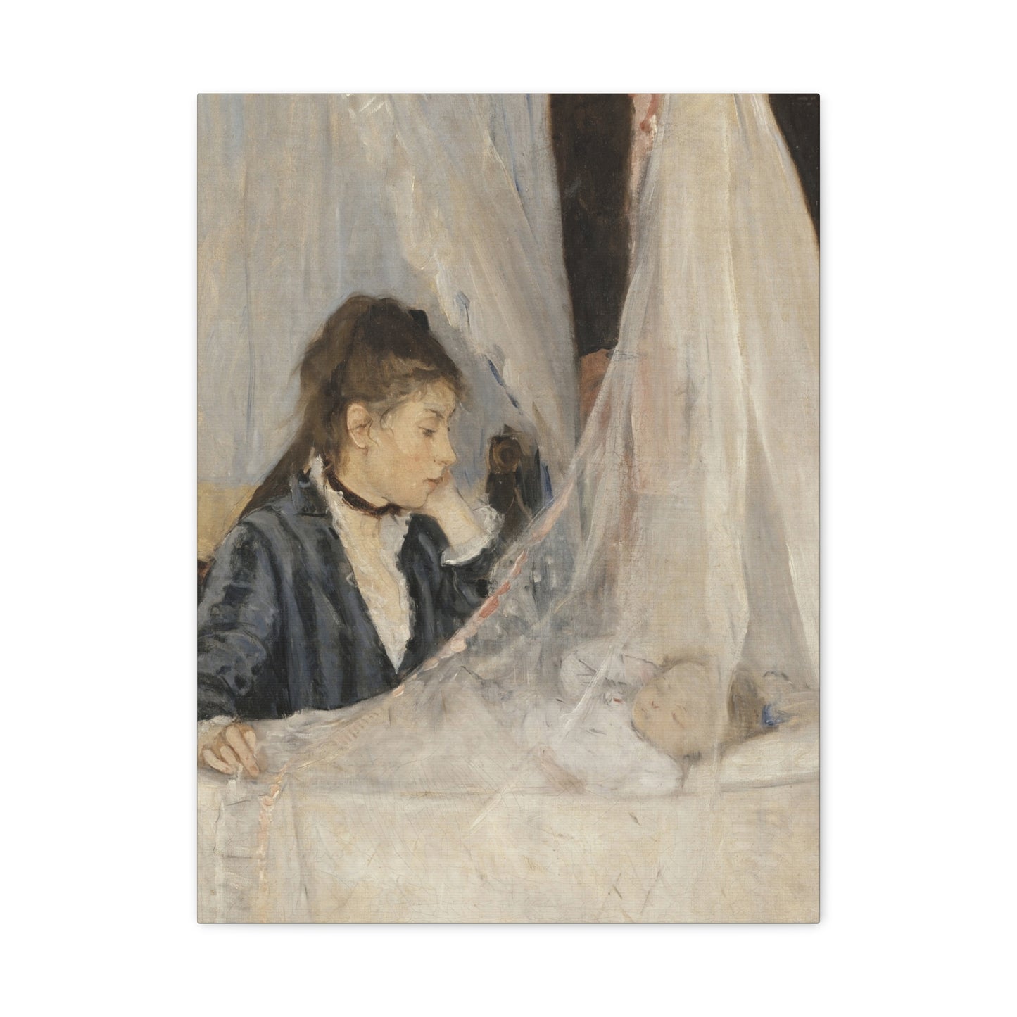 Morisot, Berthe - The Cradle (1872) - Canvas Block, unframed
