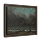 Courbet, Gustave - The Sea (1865) - Matte Canvas, Framed