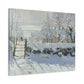 Monet, Claude - The Magpie (1868) - Canvas Block, unframed