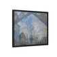 Monet, Claude - Le Gare Saint-Lazare (1877) - Matte Canvas, Framed