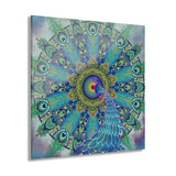 Melek Taus Mandala - Acrylic Block