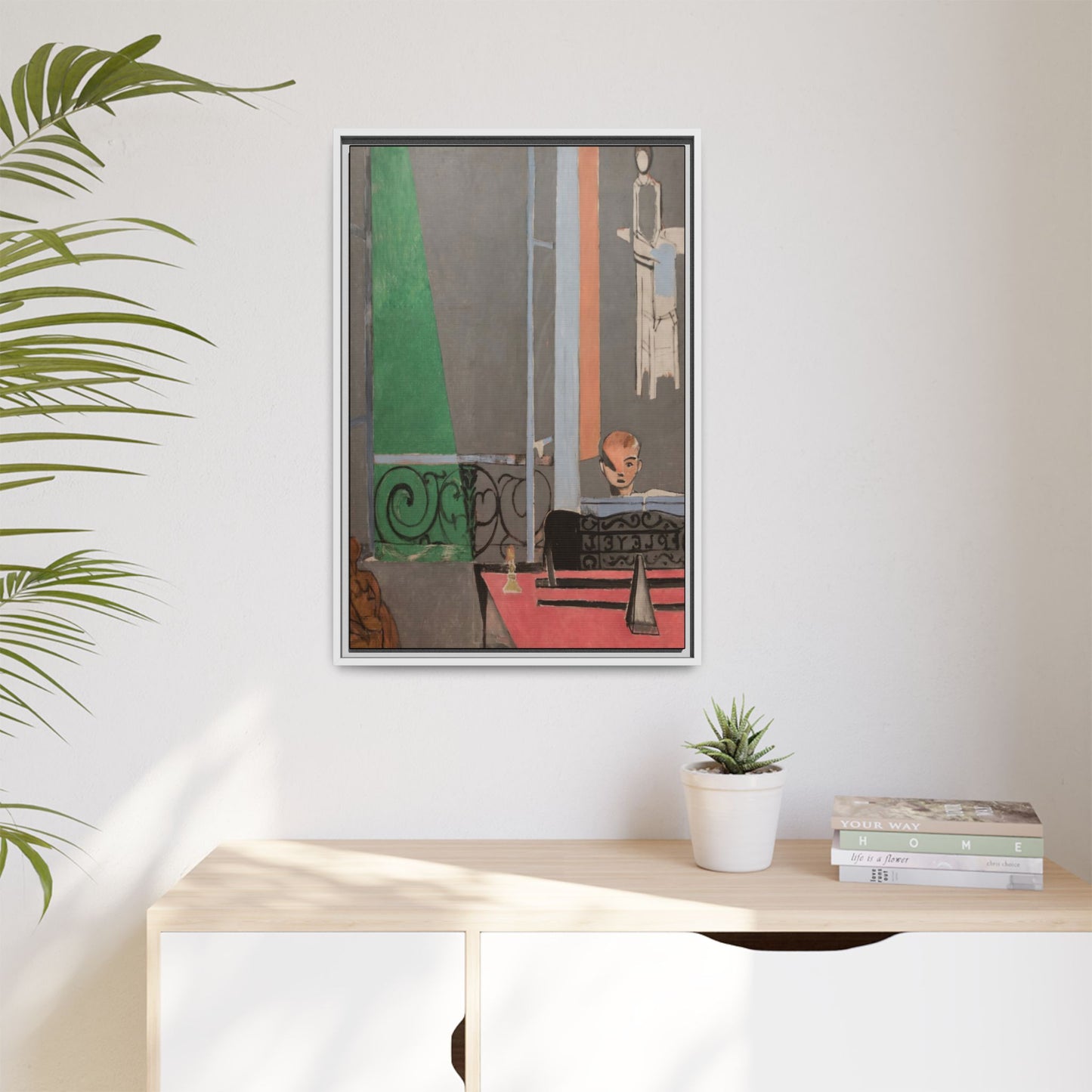 Matisse, Henri - Piano Lesson (1916) - Matte Canvas, Framed