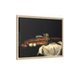 Cézanne, Paul - Still Life with Bread and Eggs (1865) - Matte Canvas, Framed