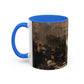 Courbet, Gustave - The Painter’s Studio (1855) - Colorful Accent Mugs