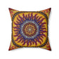 Pacio, Adam - Solar Disc Mandala - Suede Square Pillow