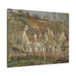 Pissarro, Camille - Red Roofs, Corner of a Village in Winter (1877) - Canvas Block, unframed