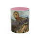 Redon, Odilon - The Cyclops (1914) - Colorful Accent Mugs