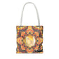 Filiger, Charles - Woman’s Head with Closed Eyes (1893) - Tote Bag