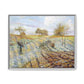 Pissarro, Camille - Hoarfrost (1873) - Matte Canvas, Framed