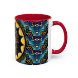 Obsidian Grandmothers Mandala - Colorful Accent Mugs