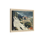 Cézanne, Paul - L’Estaque, Melting Snow (1870) - Matte Canvas, Framed
