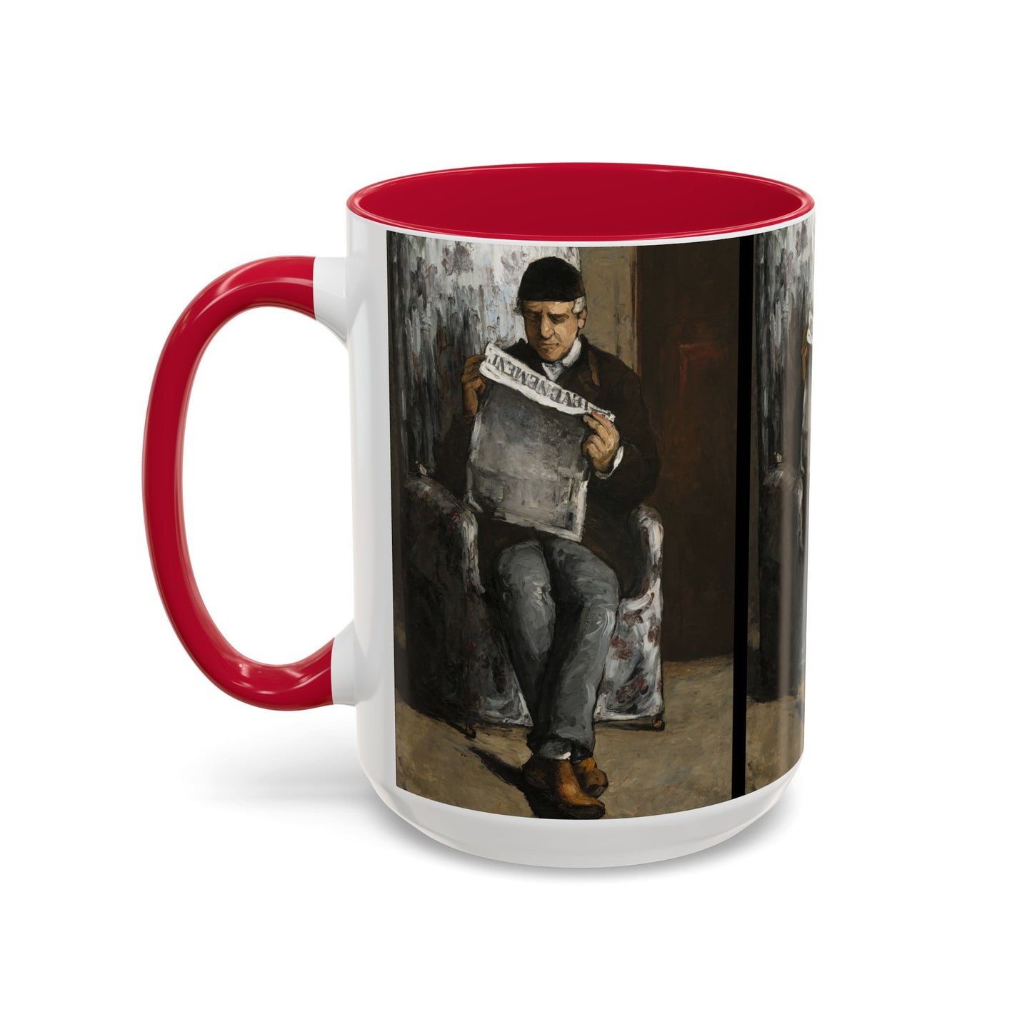Cézanne, Paul - The Artist’s Father (1866) - Colorful Accent Mugs