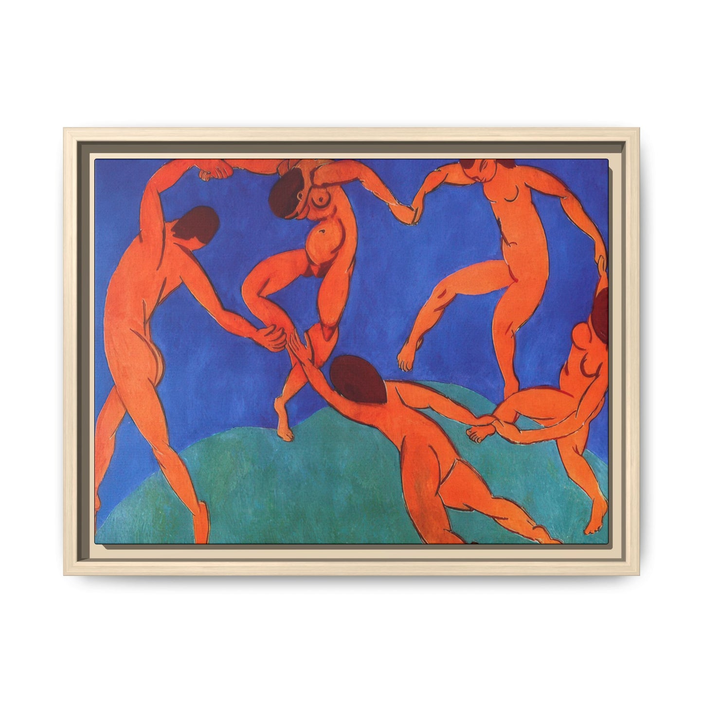 Matisse, Henri - Dance (II) (1910) - Matte Canvas, Framed