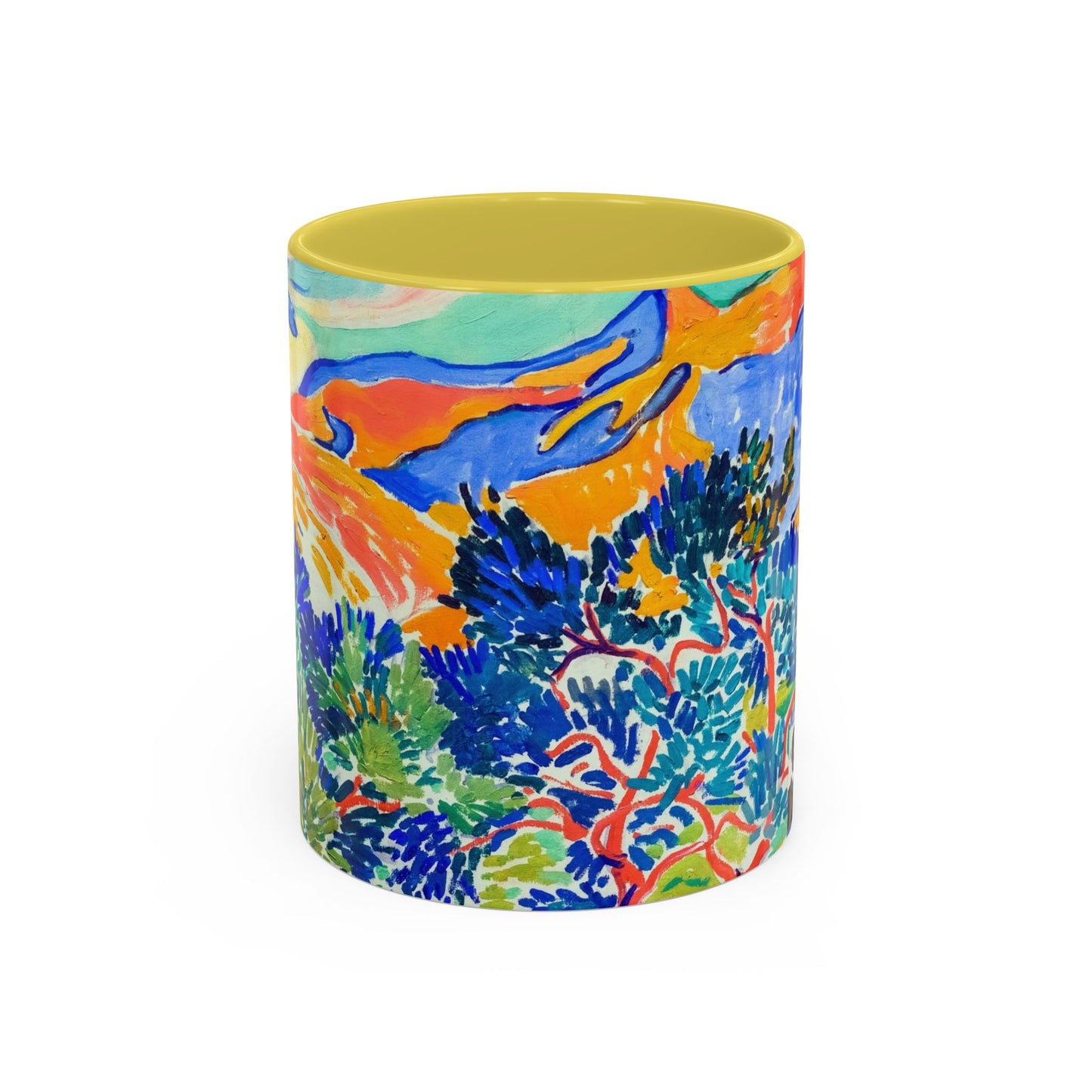 Derain, André - Mountains at Collioure (1905) - Colorful Accent Mugs