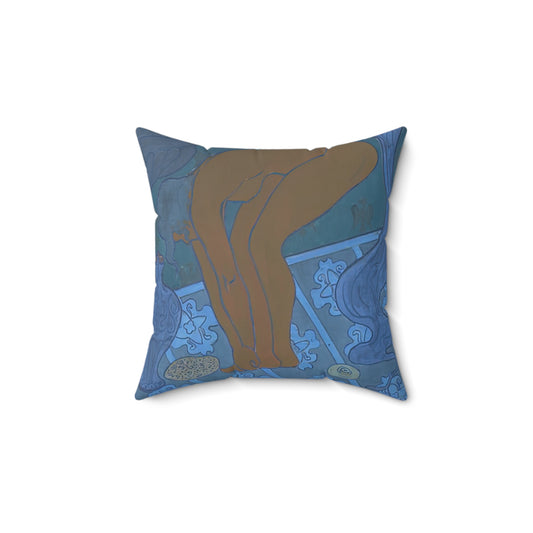 Ranson, Paul - The Blue Bather (1891) - Suede Square Pillow