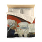 Gauguin, Paul - Vision of the Sermon (Jacob Wrestling with the Angel) (1888) - Microfiber Duvet Cover