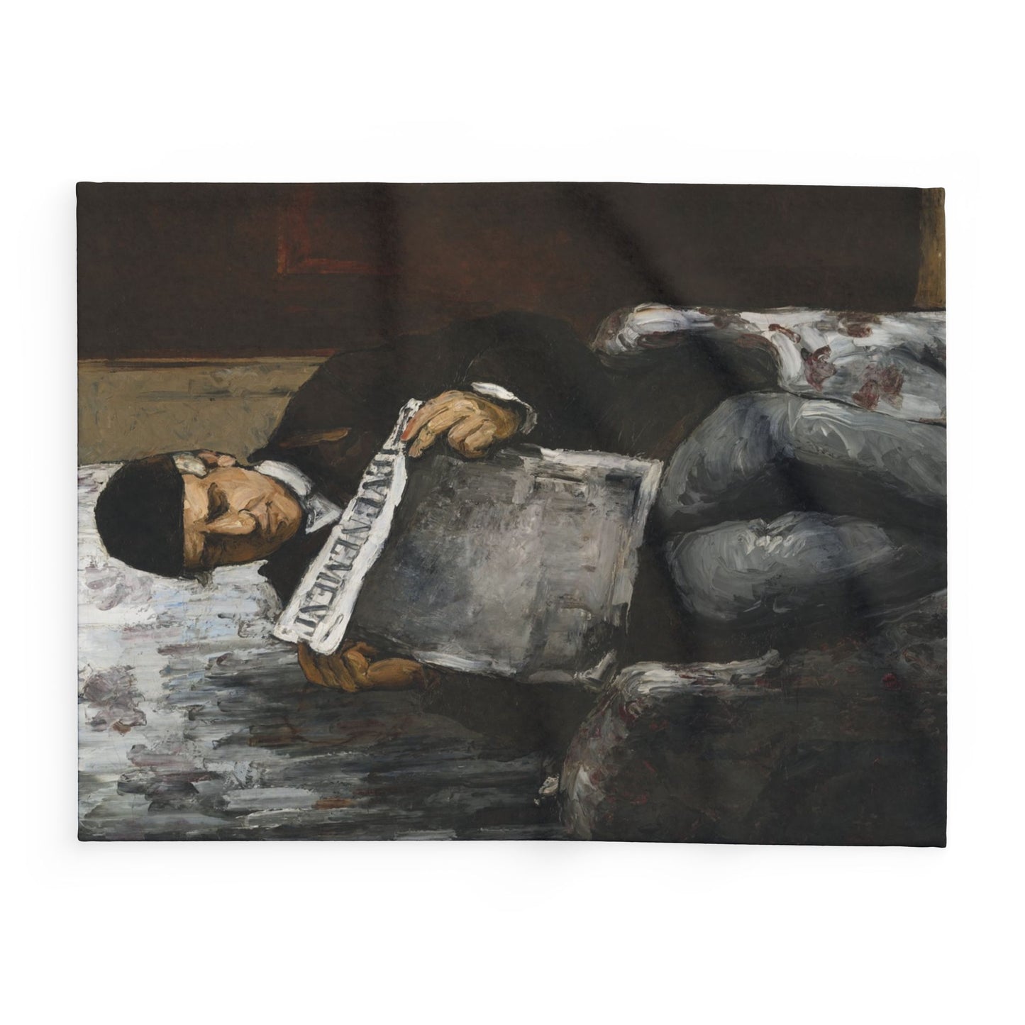 Cézanne, Paul - The Artist’s Father (1866) - Arctic Fleece Blanket