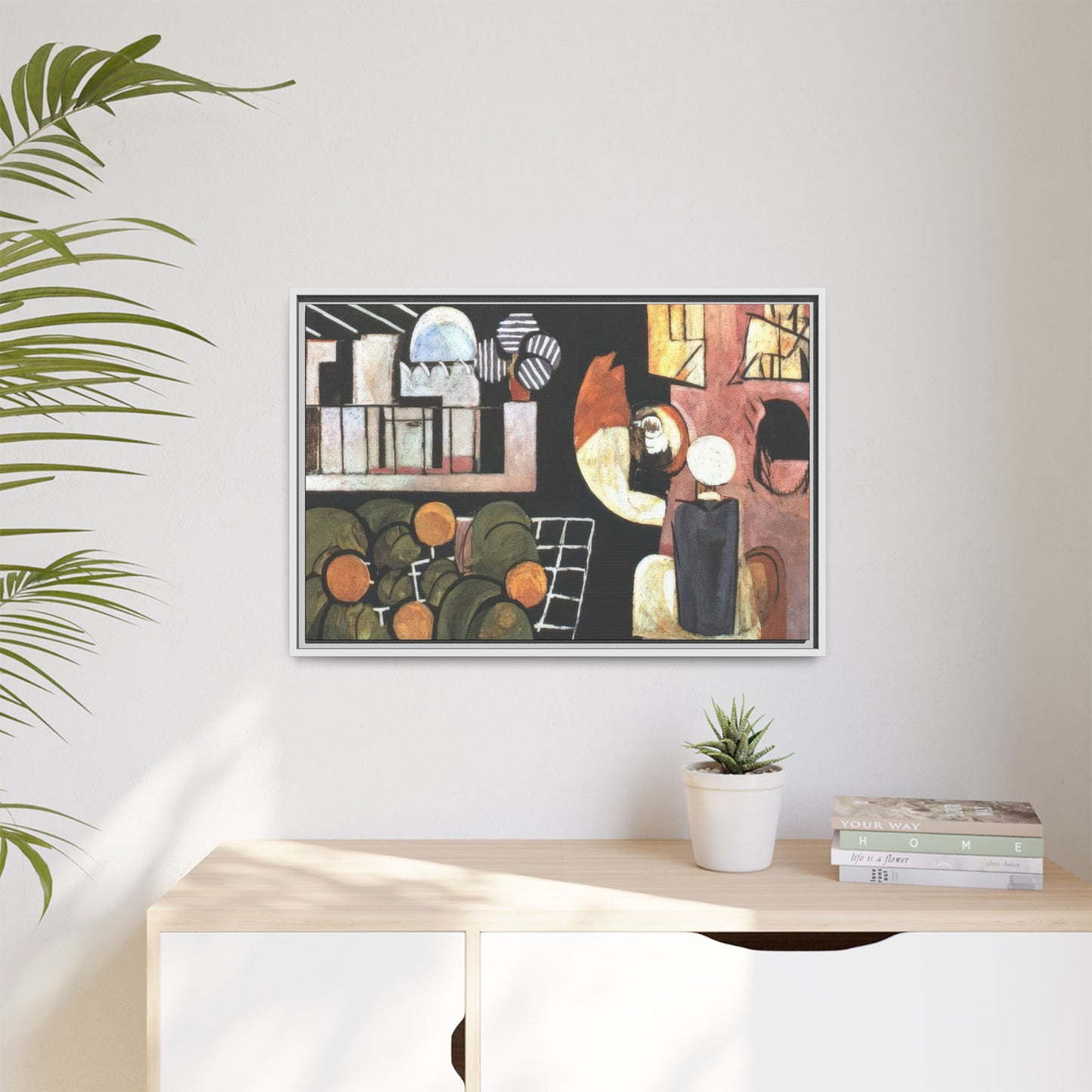 Matisse, Henri - The Moroccans (1916) - Matte Canvas, Framed