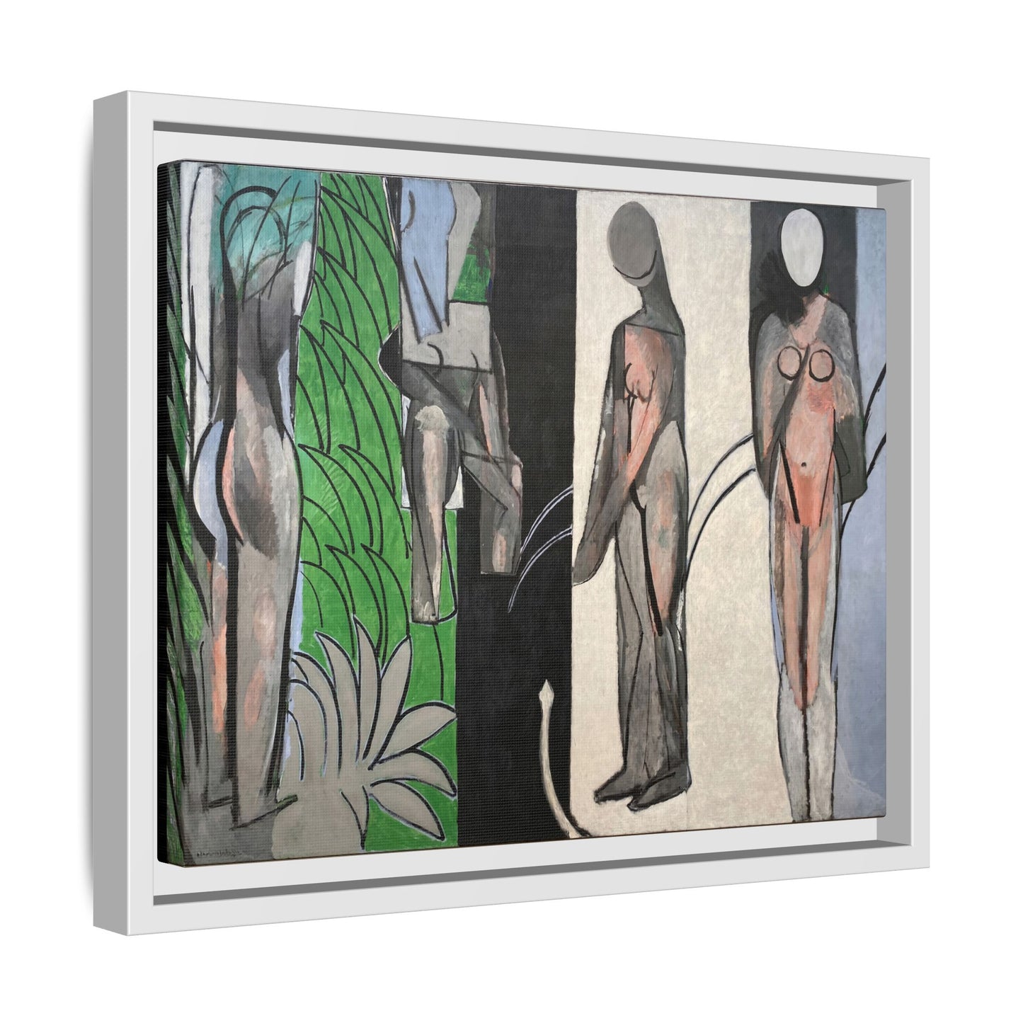 Matisse, Henri - Bathers by a River (1917) - Matte Canvas, Framed