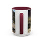 Courbet, Gustave - The Stone Breakers (1850) - Colorful Accent Mugs