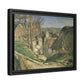 Cézanne, Paul - The House of the Hanged Man, Auvers-sur-Oise (1874) - Matte Canvas, Framed