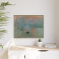 Monet, Claude - Impression, Sunrise (1872) - Matte Canvas, Framed