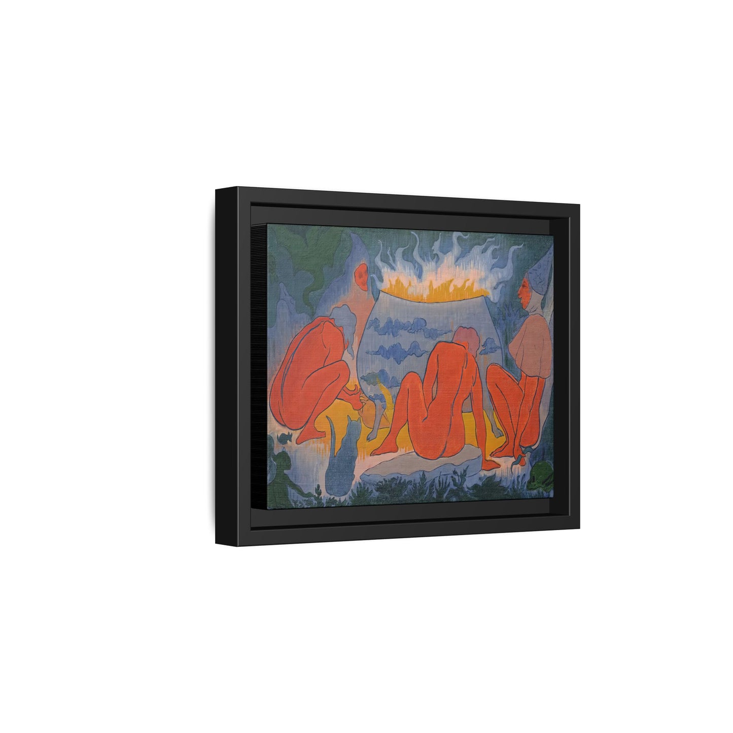 Ranson, Paul - Witches Around the Fire (1891) - Matte Canvas, Framed