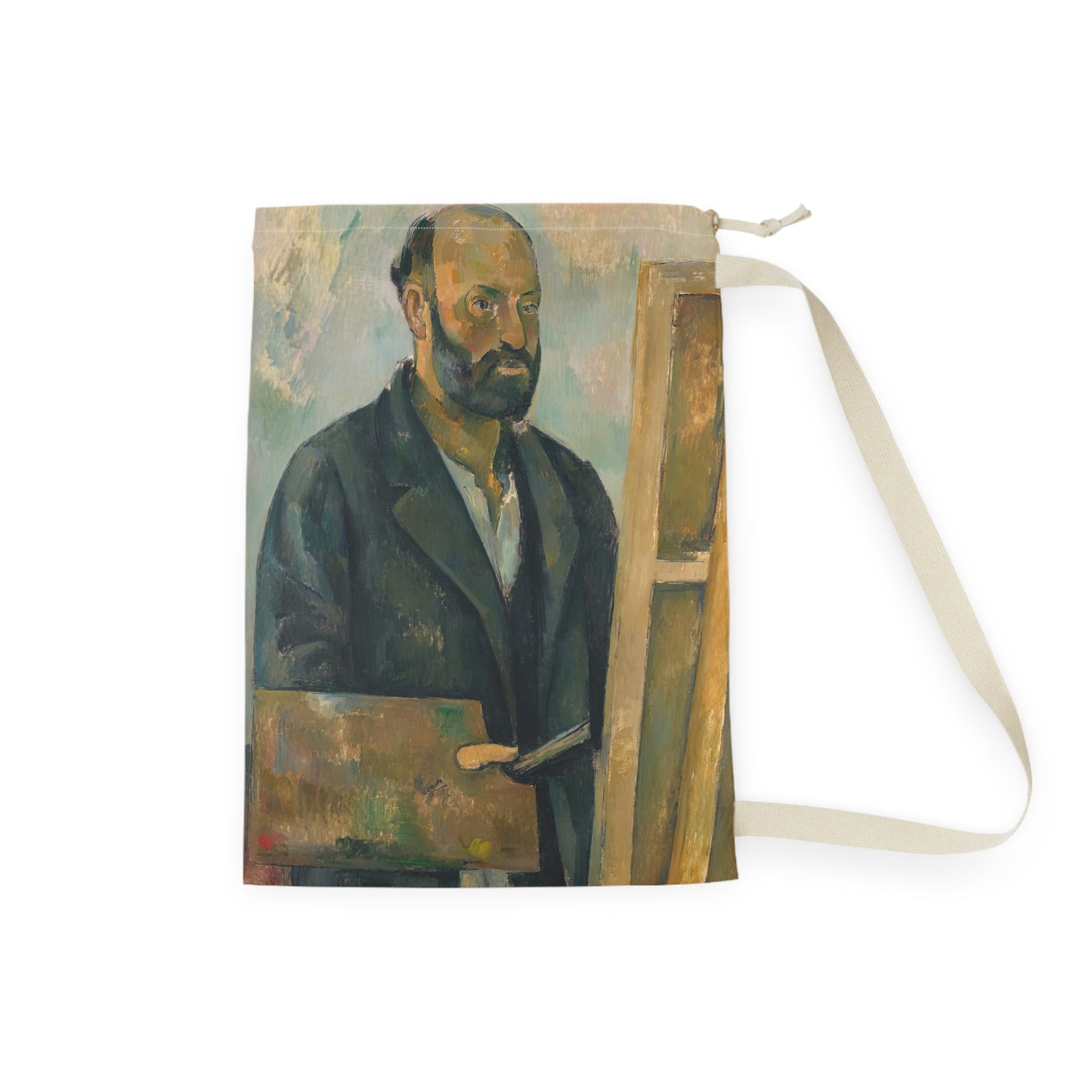 Cézanne, Paul - Portrait of the Artist with a Palette (1890) - Laundry Bag