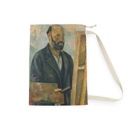 Cézanne, Paul - Portrait of the Artist with a Palette (1890) - Laundry Bag