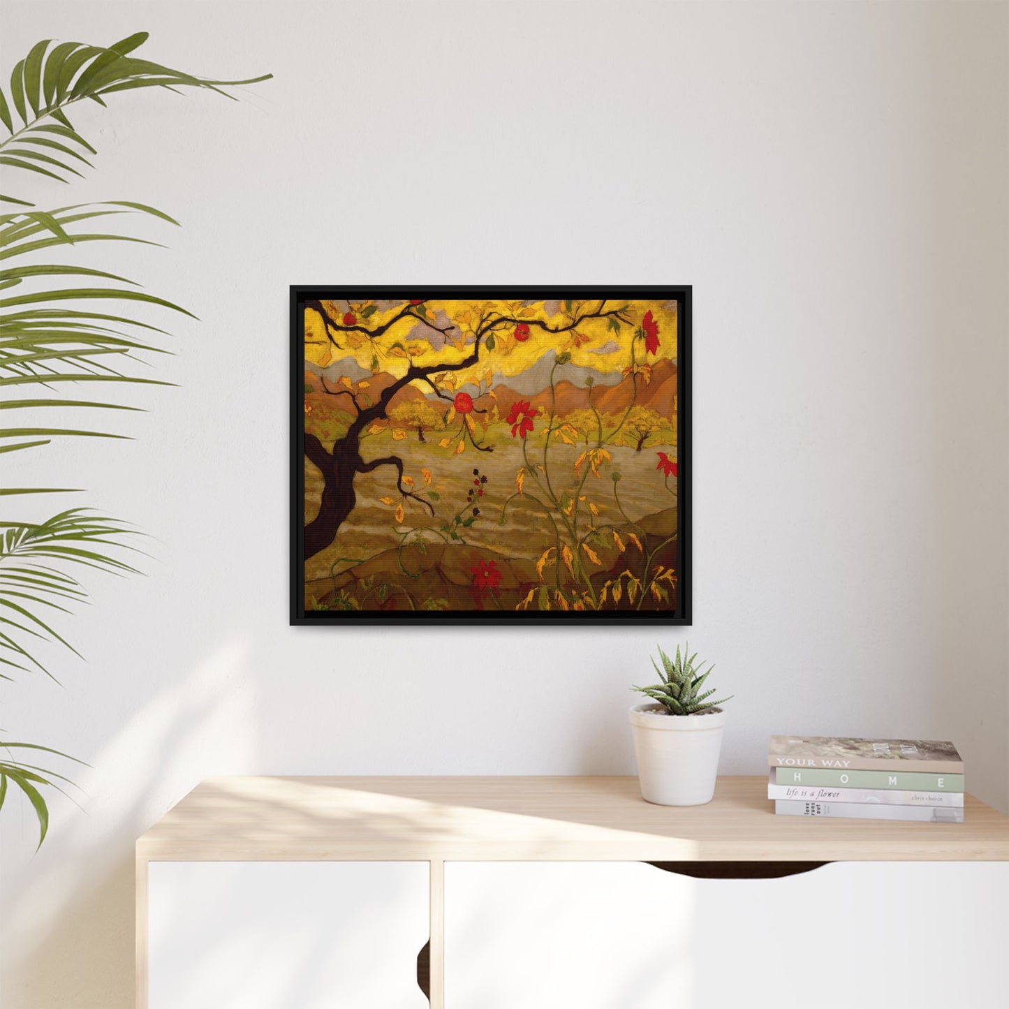 Ranson, Paul - Apple Tree with Red Fruit (1902) - Matte Canvas, Framed